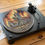 Miniaturbild: Vintage Style Heavy Metal Zombie Engraving Felt Record Player Turntable Slipmat
