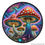 Thumbnail: Vibrant Psychedelic Magic Mushroom Iron On Patch