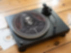 Heavy Metal Hooded Grim Reaper Skeleton Felt Record Player Turntable Slipmat