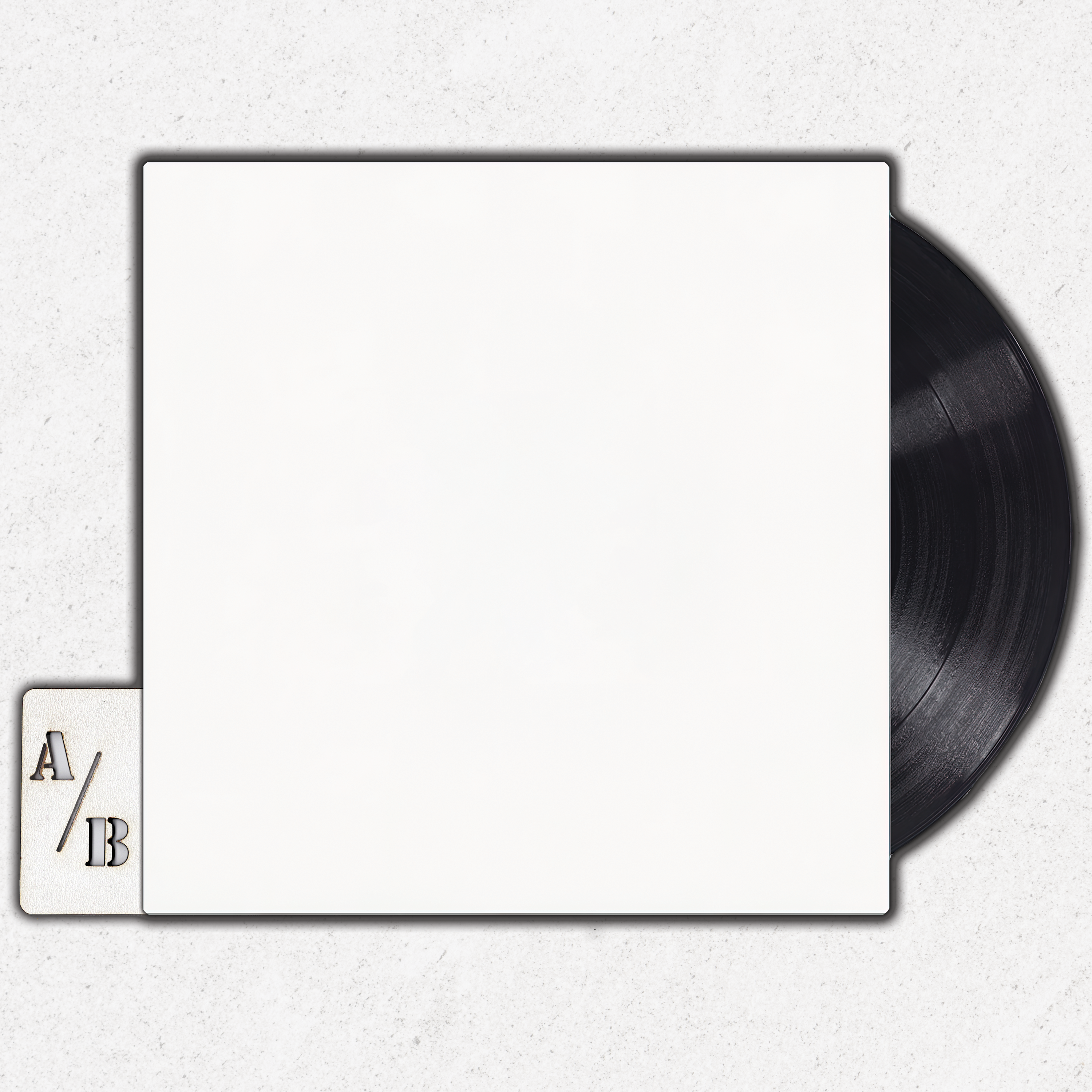 Hölzerne Schallplattensammlungs-Teiler von A-Z für Alben, LPs und 12"-Singles