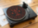 Occult Magick Sigils Heavy Metal Style Felt Record Player Turntable Slipmat