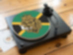 Conquering Lion of Judah Roots Reggae Felt Record Player Turntable Slipmat