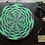 Thumbnail: Optical Illusion Trippy Psychedelic Swirl Felt Record Player Turntable Slipmat