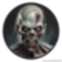 Heavy Metal Zombie Iron On Patch
