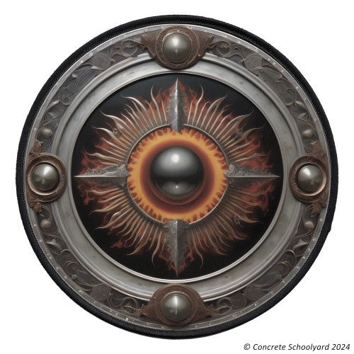 Thumbnail: Vintage Style Occult Heavy Metal Iron On Patch