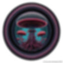 Psychedelic Cyber Magic Mushroom Iron On Patch