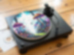 Beautiful Magic Mushroom Psychedelic Forest Felt Record Player Turntable Slipmat