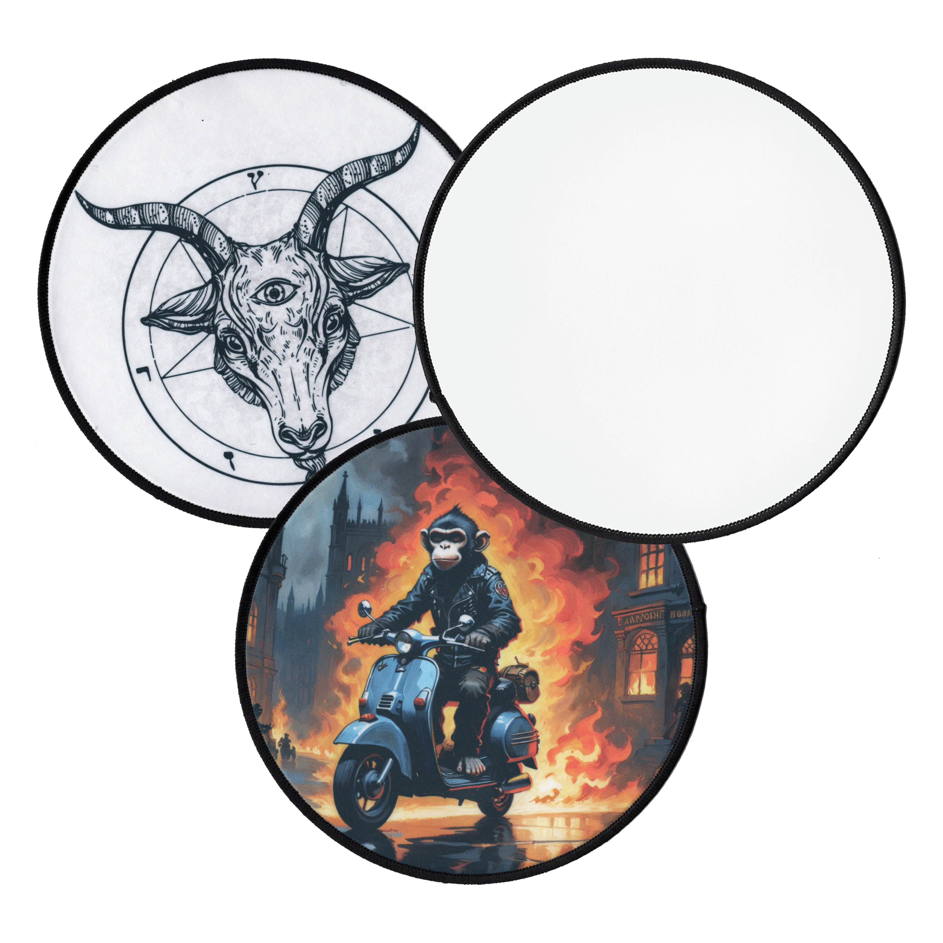 Custom 6" Circle iron-on patch made with your design