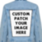 Custom Large Trapezoid Shaped iron-on back patch made with your design