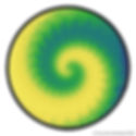 Beautiful Vibrant Tie Dye Style Swirl Iron On Patch