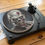 Miniaturbild: Heavy Metal Gory Zombie Felt Record Player Turntable Slipmat