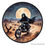 Thumbnail: Grim Reaper Motorbike Iron On Patch