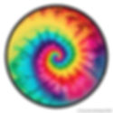 Beautiful Vibrant Tie Dye Style Swirl Iron On Patch
