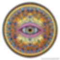 Trippy Fractal Psychedelic Eye Iron On Patch