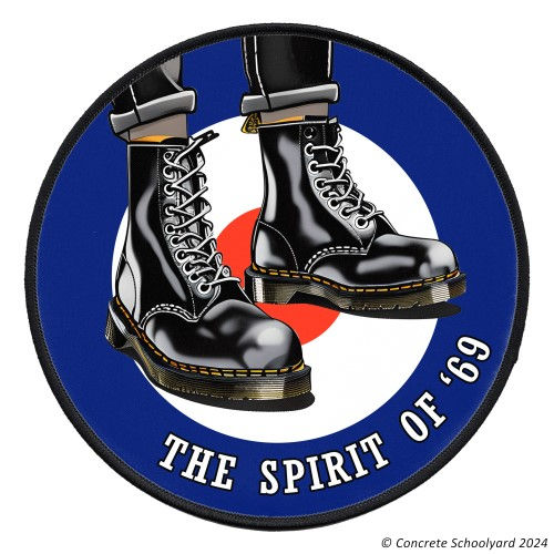 The Spirit of '69 Skinhead Reggae & Mod Iron On Patch