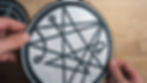 Heavy Metal Yog Sothoth and Lucifer Sigil Iron On Patch