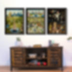 The Garden of Earthly Delights Triptych by Bosch High Quality Wall Art Print