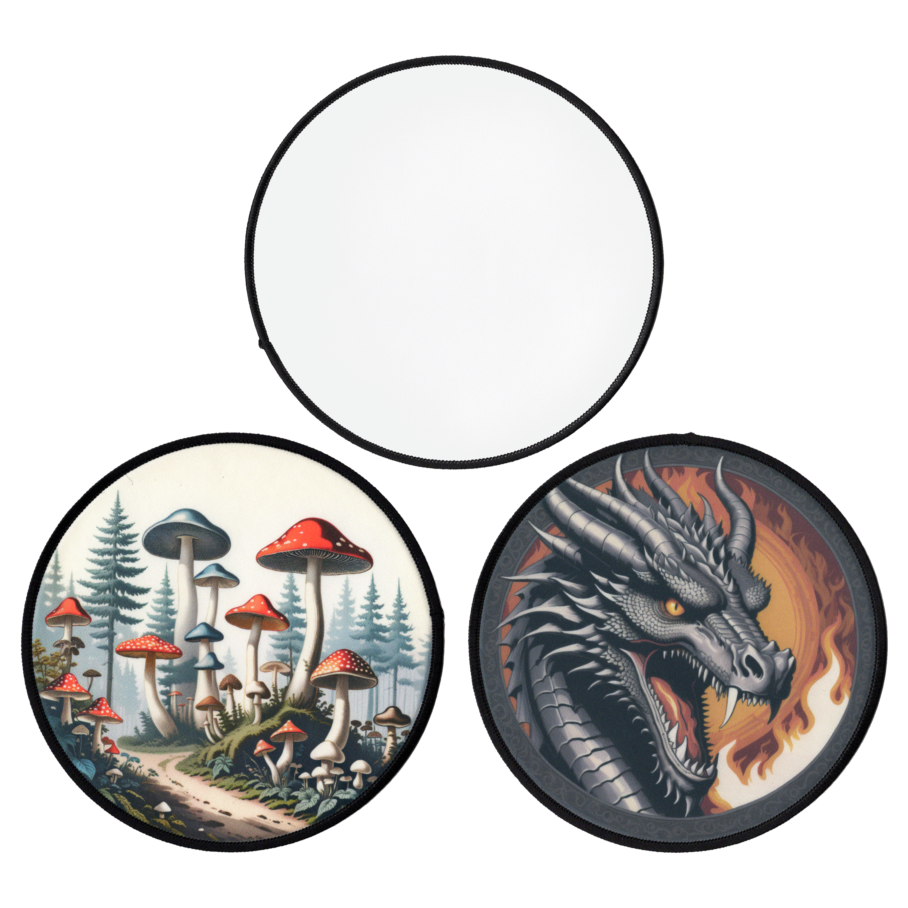 Custom 5" Circle iron-on patch made with your design