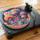 Thumbnail: Psychedelic Mushroom Landscape Felt Record Player Turntable Slipmat