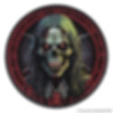 Heavy Metal Zombie Skeleton Iron On Patch