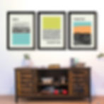 Abstract Waves, Connection and Vibration High Quality Wall Art Print