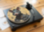 Metal Punk Black Rat Skinhead OI! Felt Record Player Turntable Slipmat