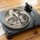 Miniaturbild: Vintage Style Heavy Metal Zombie Engraving Felt Record Player Turntable Slipmat
