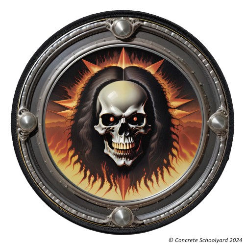 Thumbnail: Vintage 1980's Style Heavy Metal Iron On Patch