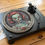 Thumbnail: Zombie Crypt Pin Up Girl Felt Record Player Turntable Slipmat