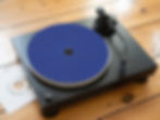 Thumbnail: Optical Illusion Trippy Psychedelic Swirl Felt Record Player Turntable Slipmat
