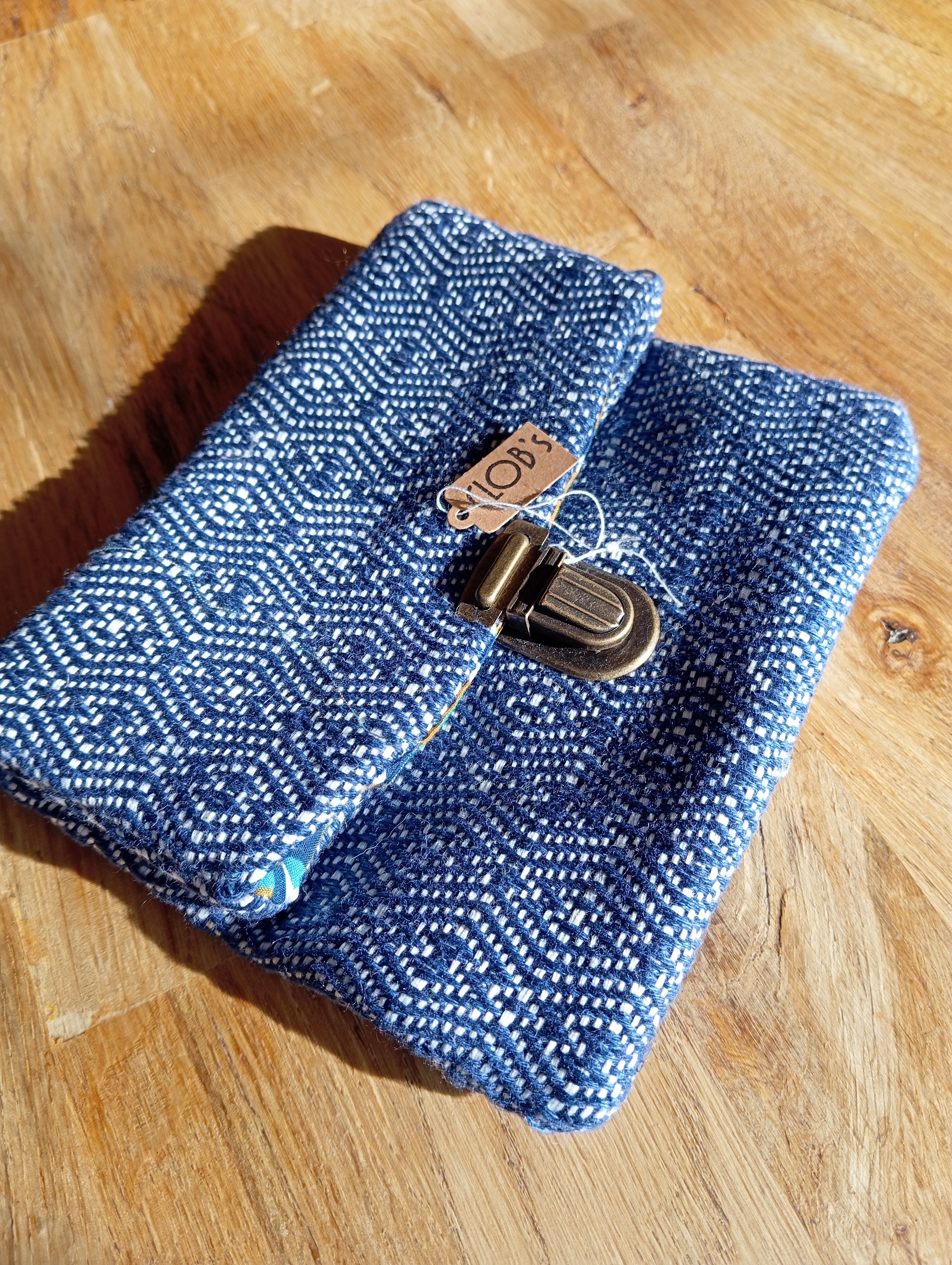 Petite pochette bleu foncé 