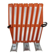 barreira sanfonada fechada