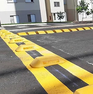 tachão de sinalização instalado
