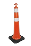 Cone balizador com base pesada
