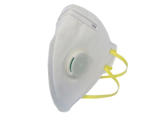 Fold Flat Valved Disposable Masks FFP1