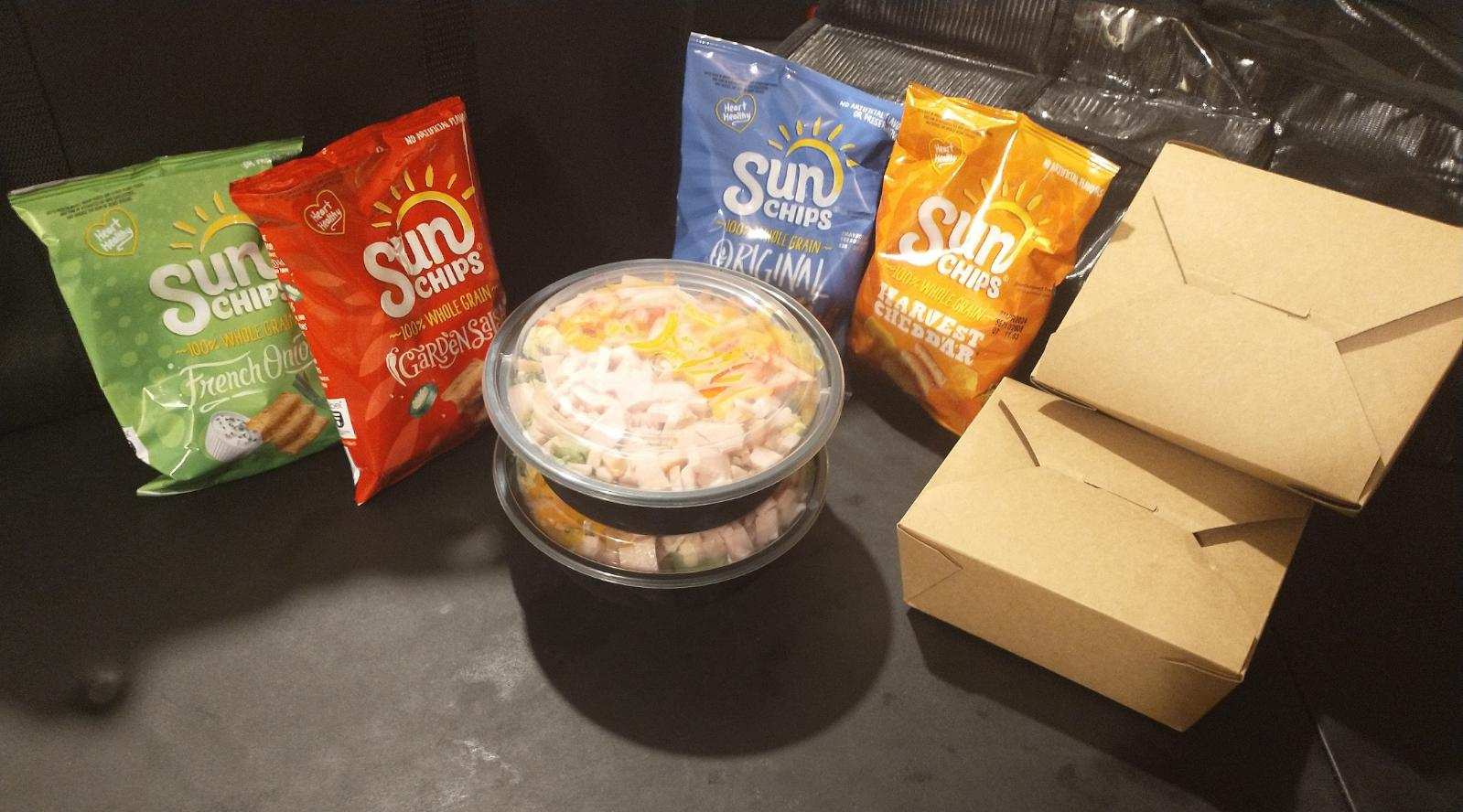 Arranged Food and Objects