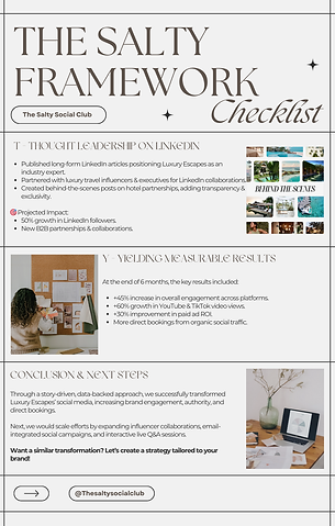 Applying the Salty Framework