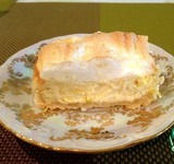 Лимонный пирог с безе