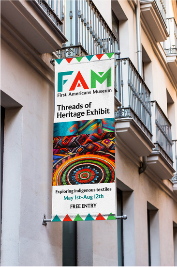 FAM Threads of Heritage Banner