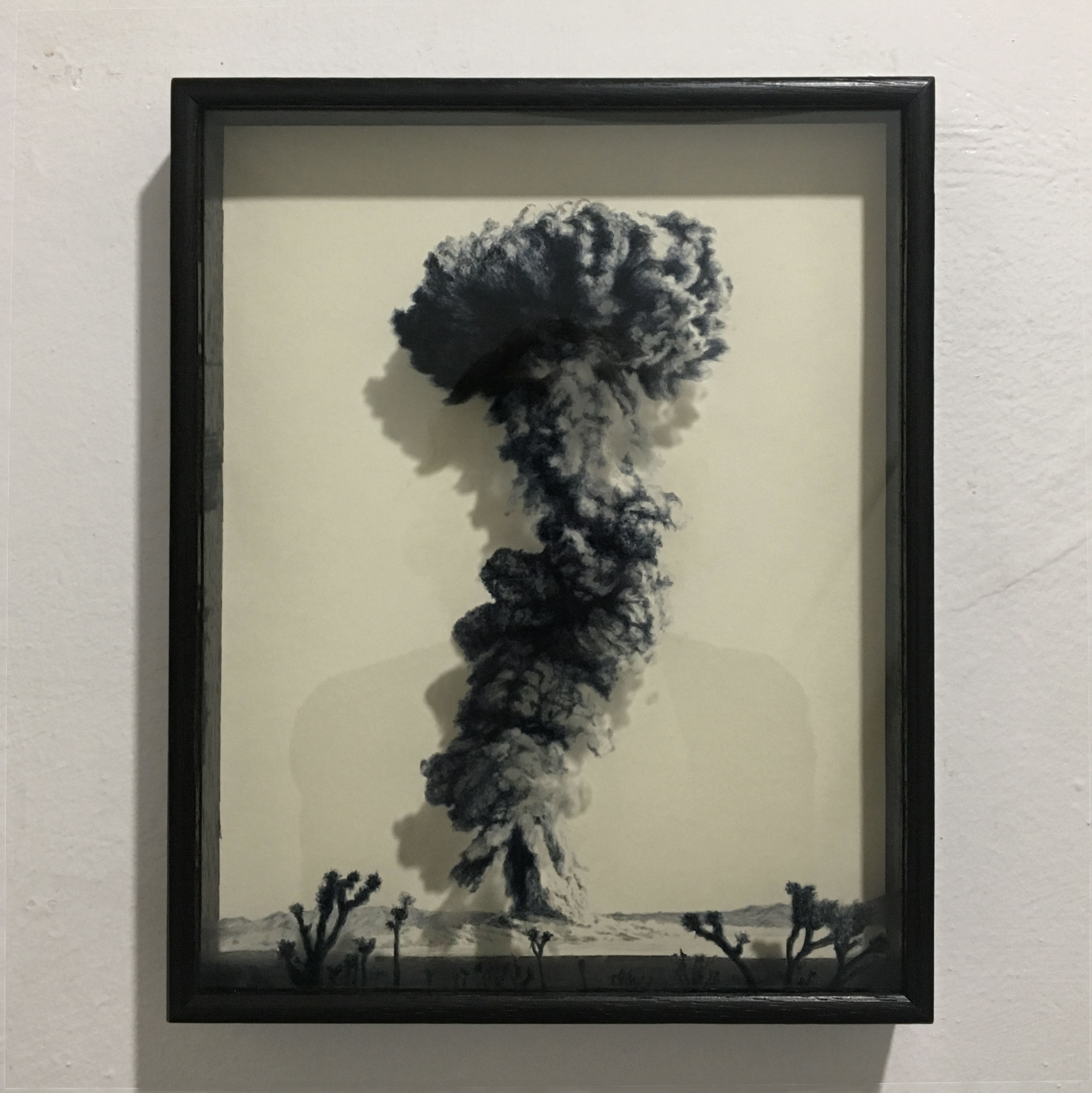Encore, Oil paint on glass, 10x8" 2020