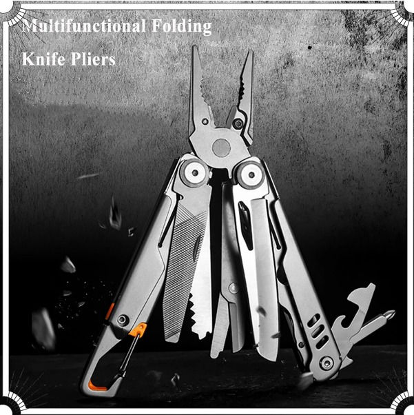 440C Stainless Steel Multitool with Clip