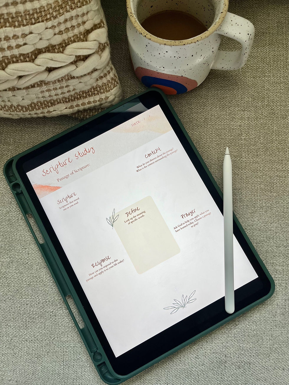 Thumbnail: Scripture Study Notebook (Digital File)