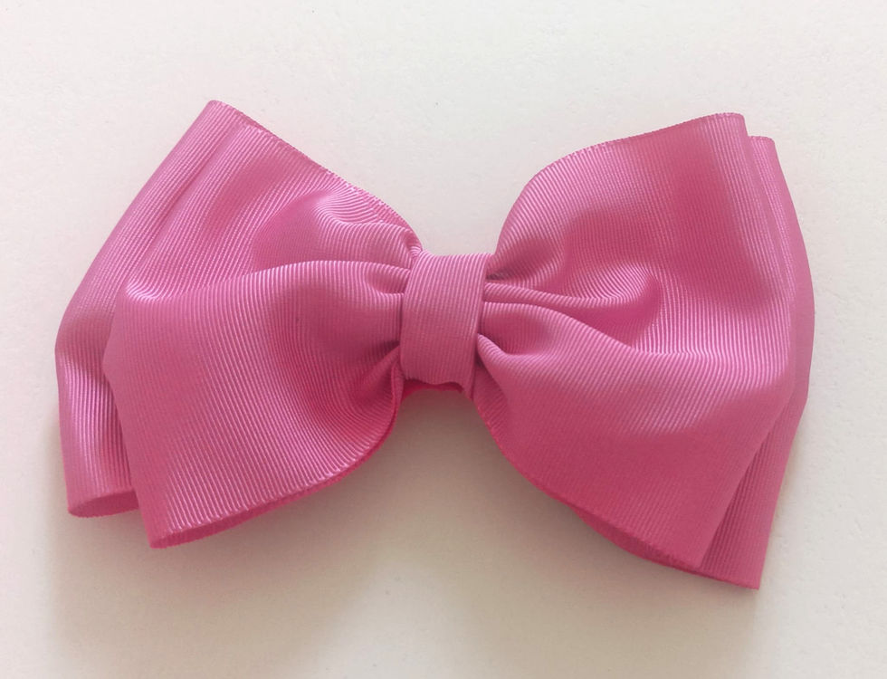 Laço rosa duplo