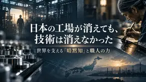 日本の工場が消えても、技術は消えなかった。世界を支える「暗黙知」と職人の力
