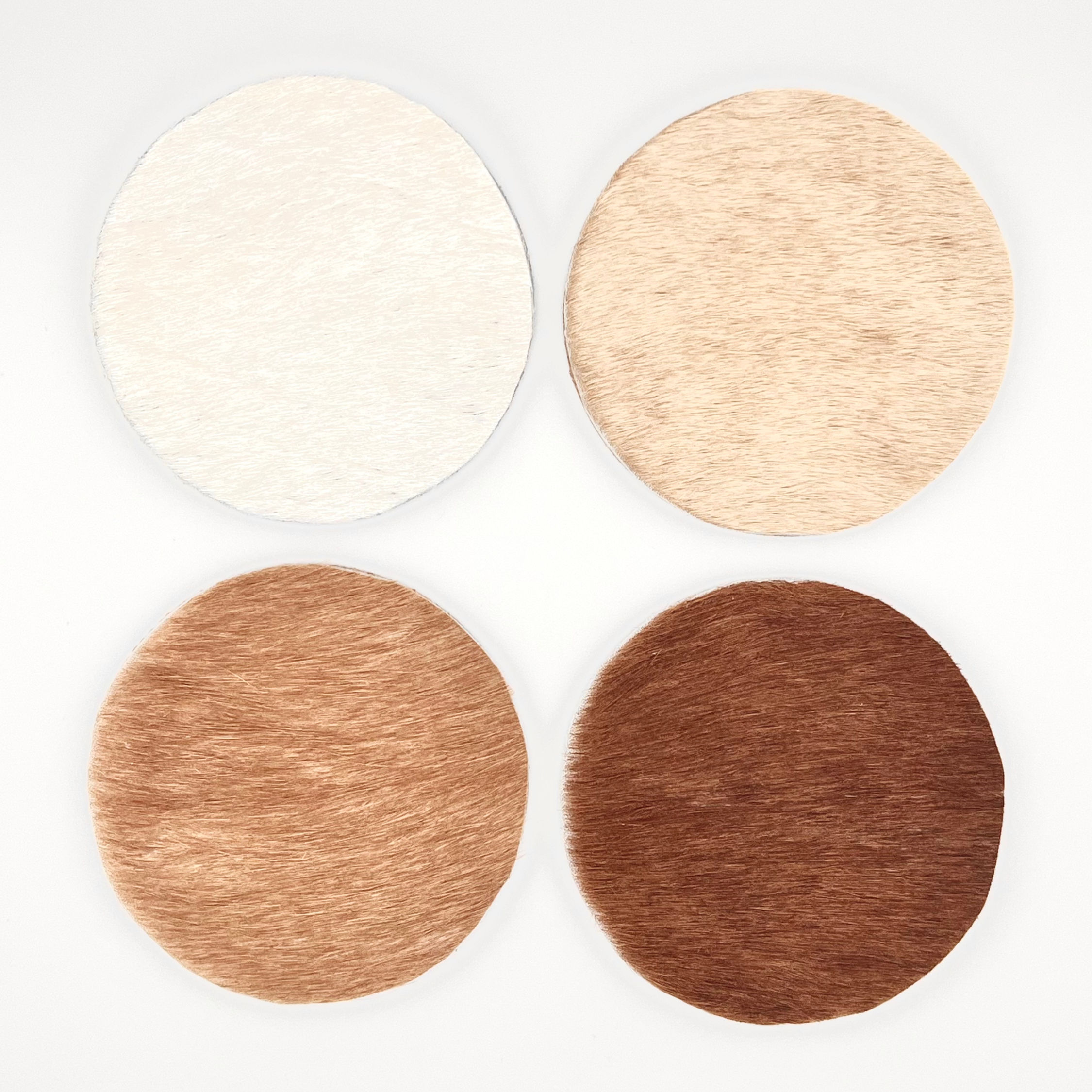 Cowhide Coasters