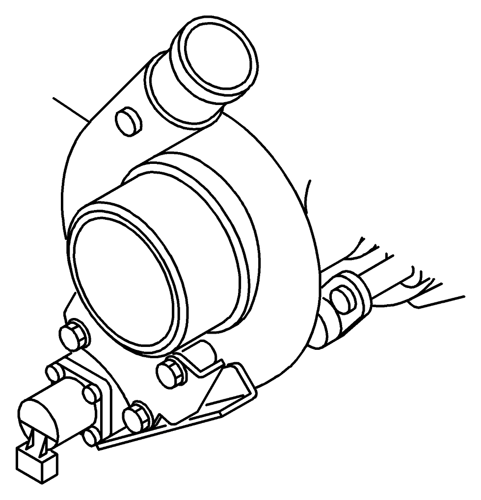 Thumbnail: 8-98046-241-0 ISUZU GASKET; TURBOCHARGER