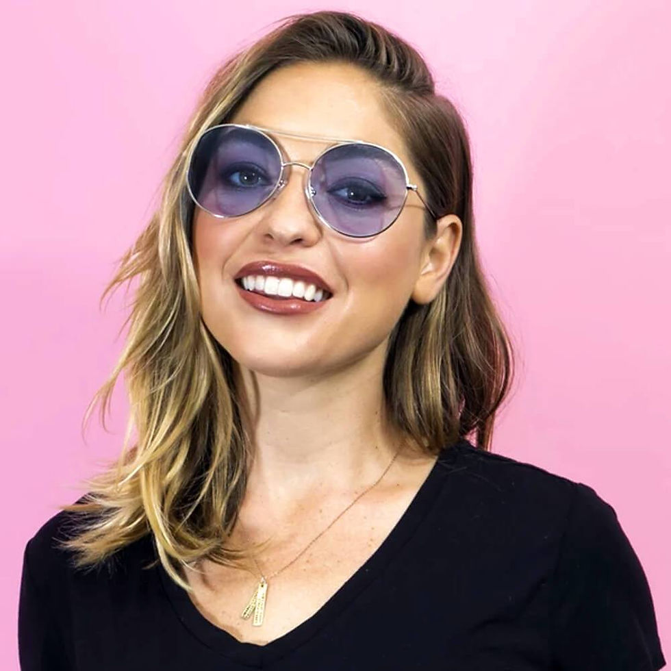 Thumbnail: EUREKA | Unisex Round Tinted Lens Aviator Clear Glasses Balled Sunglasses