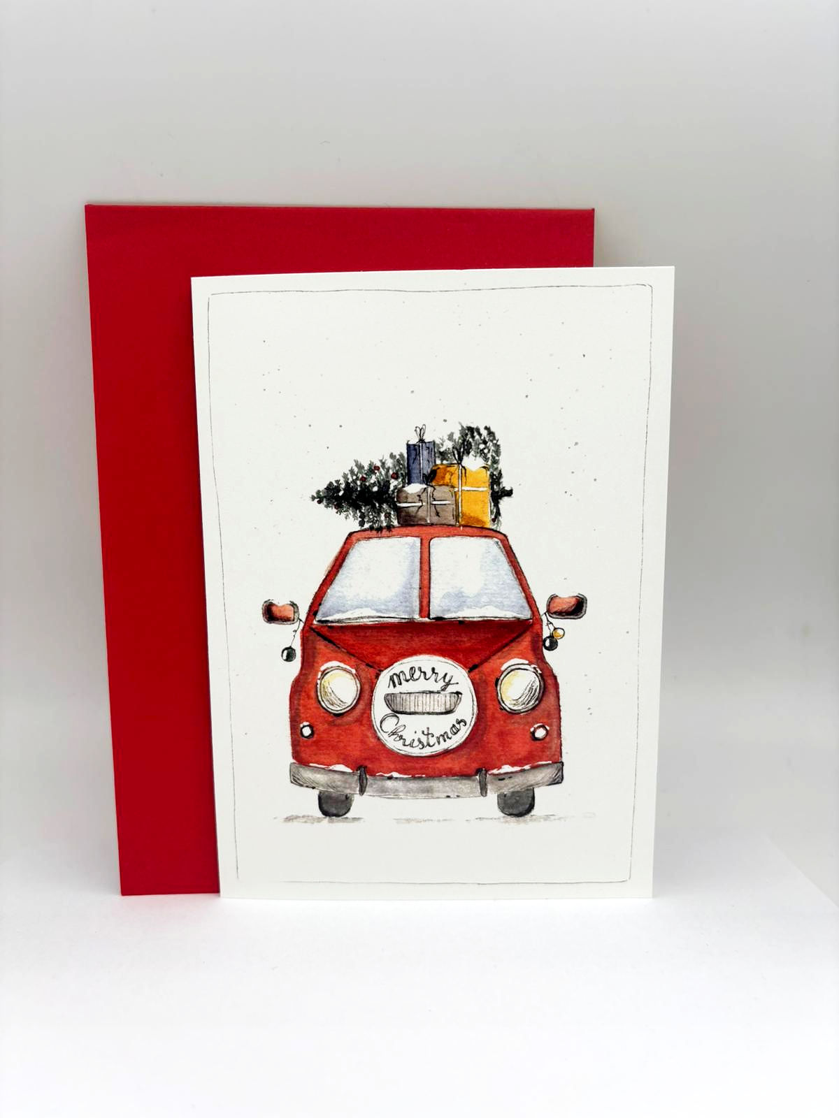 Auto im Weihnachtszauber