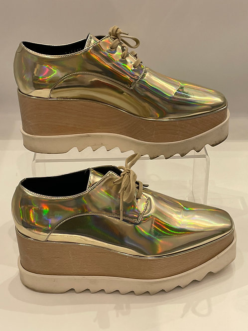 Stella McCartney Gold Lace Ups