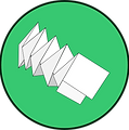 Origami Snake Badge